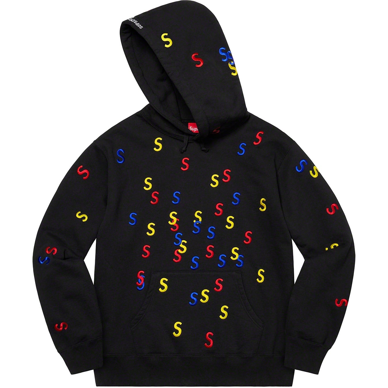 Embroidered S Hooded Sweatshirt view 6